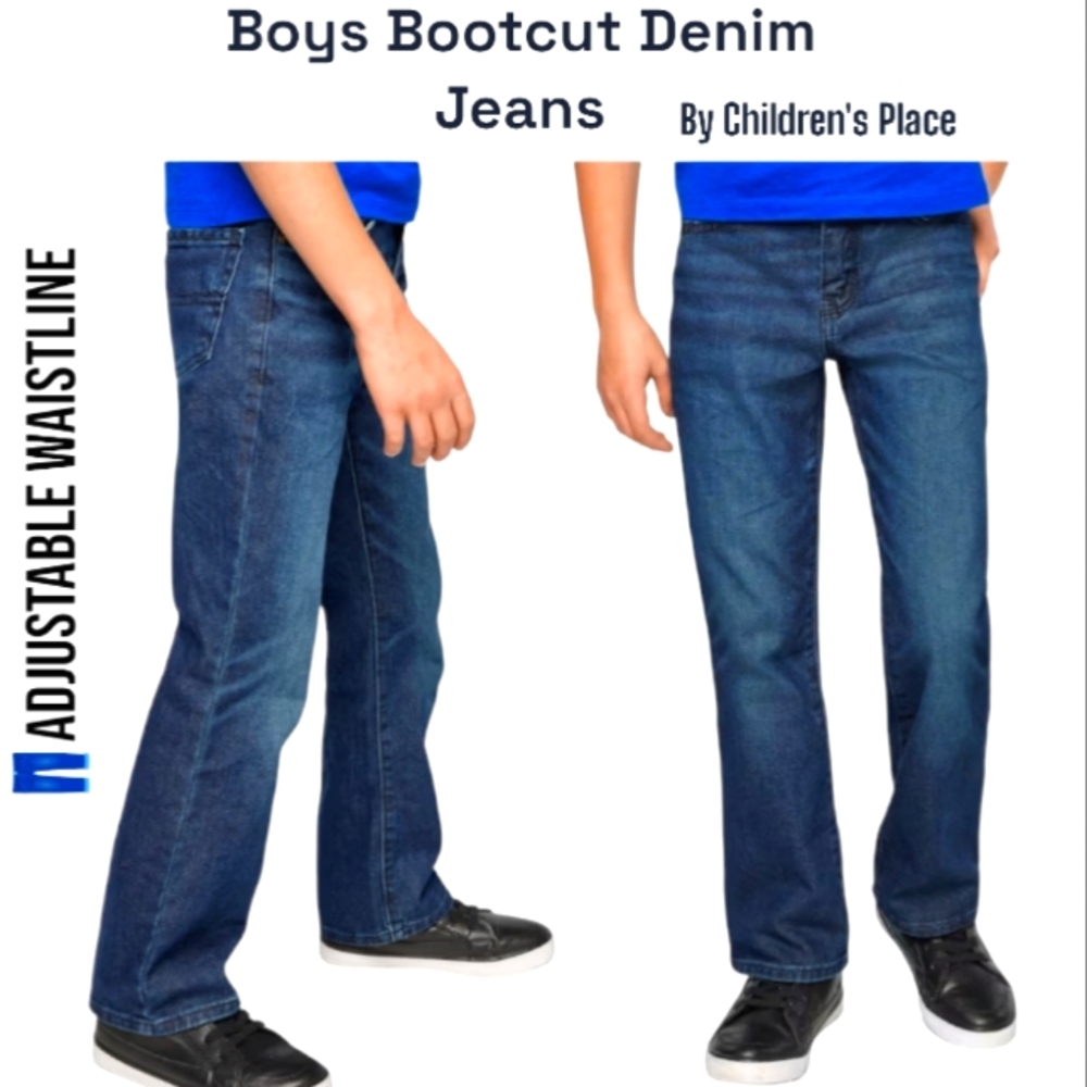 Children Place Boy's Bootcut Denim Jeans 👖 Size 6
